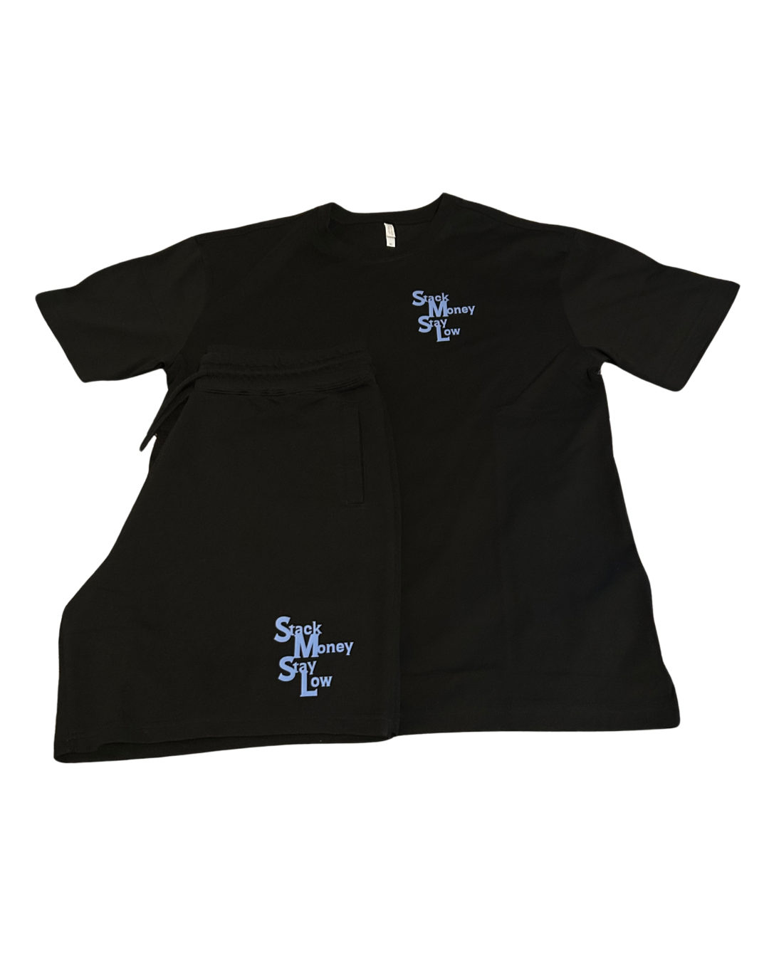 SMSL Signature Print T- Shirt & Shorts sets