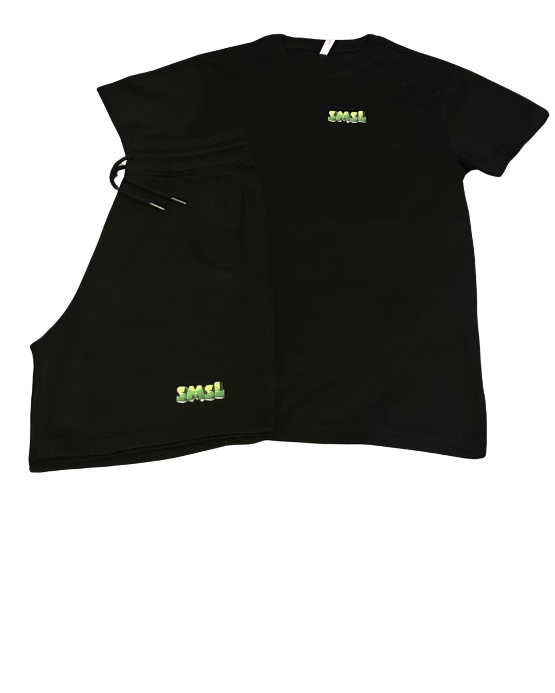 SMSL Green Splash T- Shirt & Shorts Set