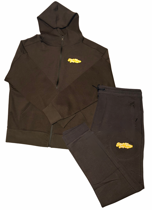 SMSL Jogger Set with Golden Billboard Patch