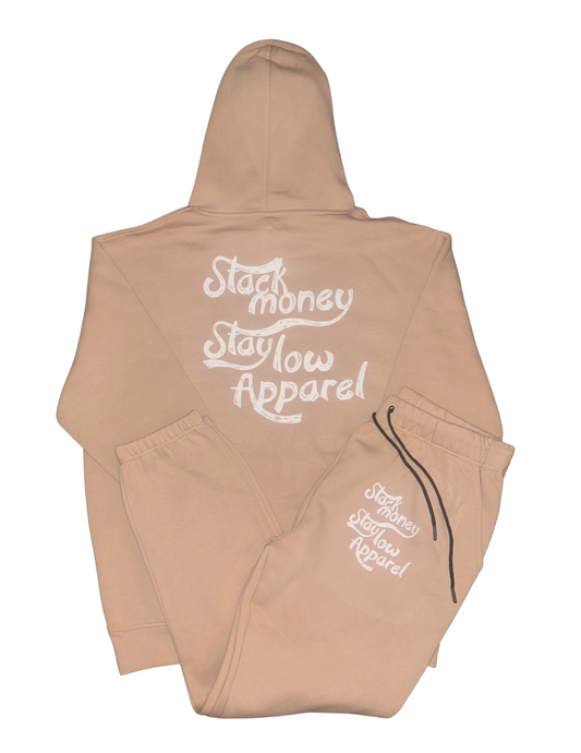 SMSL Signature Print Hoodie & Pants Set