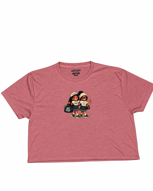 Pretty & Paid Women’s Crop T- Shirt