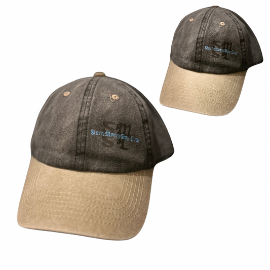 SMSL Blue Logo Print Dad Hat